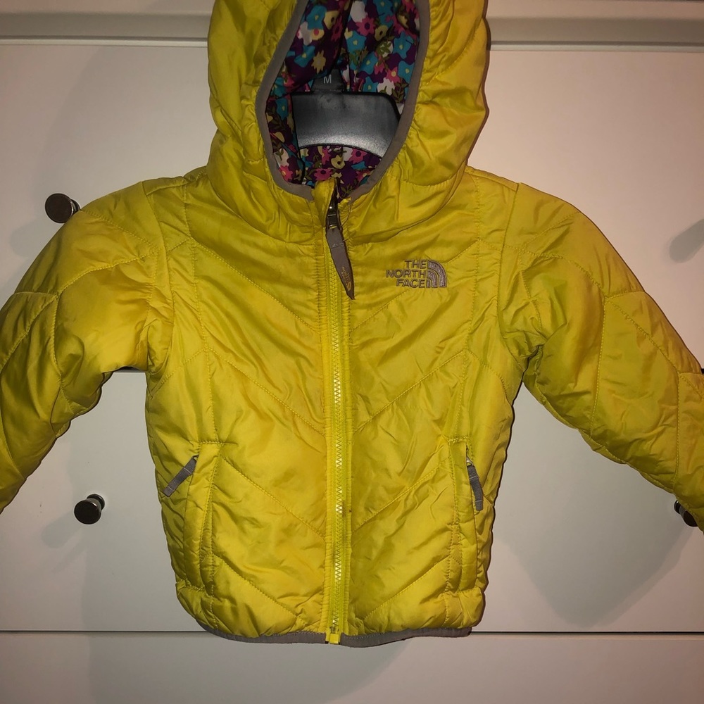 Girls reversible North Face jacket